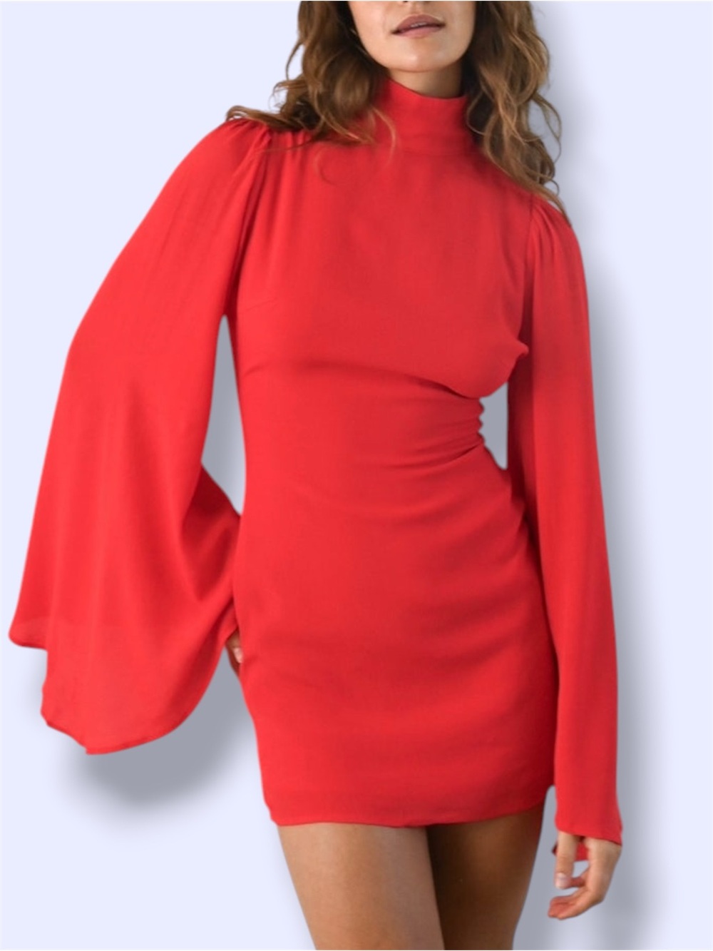 Yellow The Label Raya Dress in red ❤️